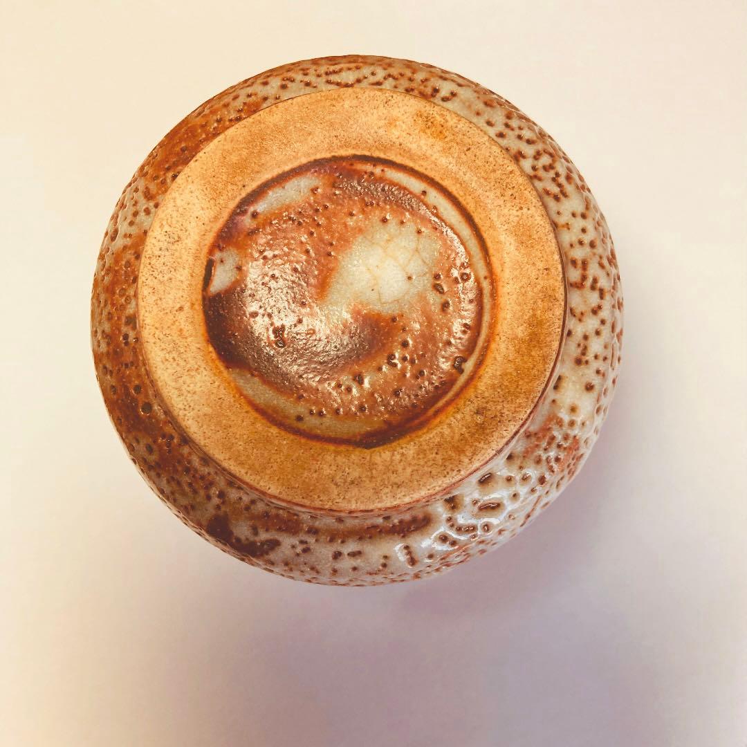 赤志野　骨董品　湯呑　大振りサイズ