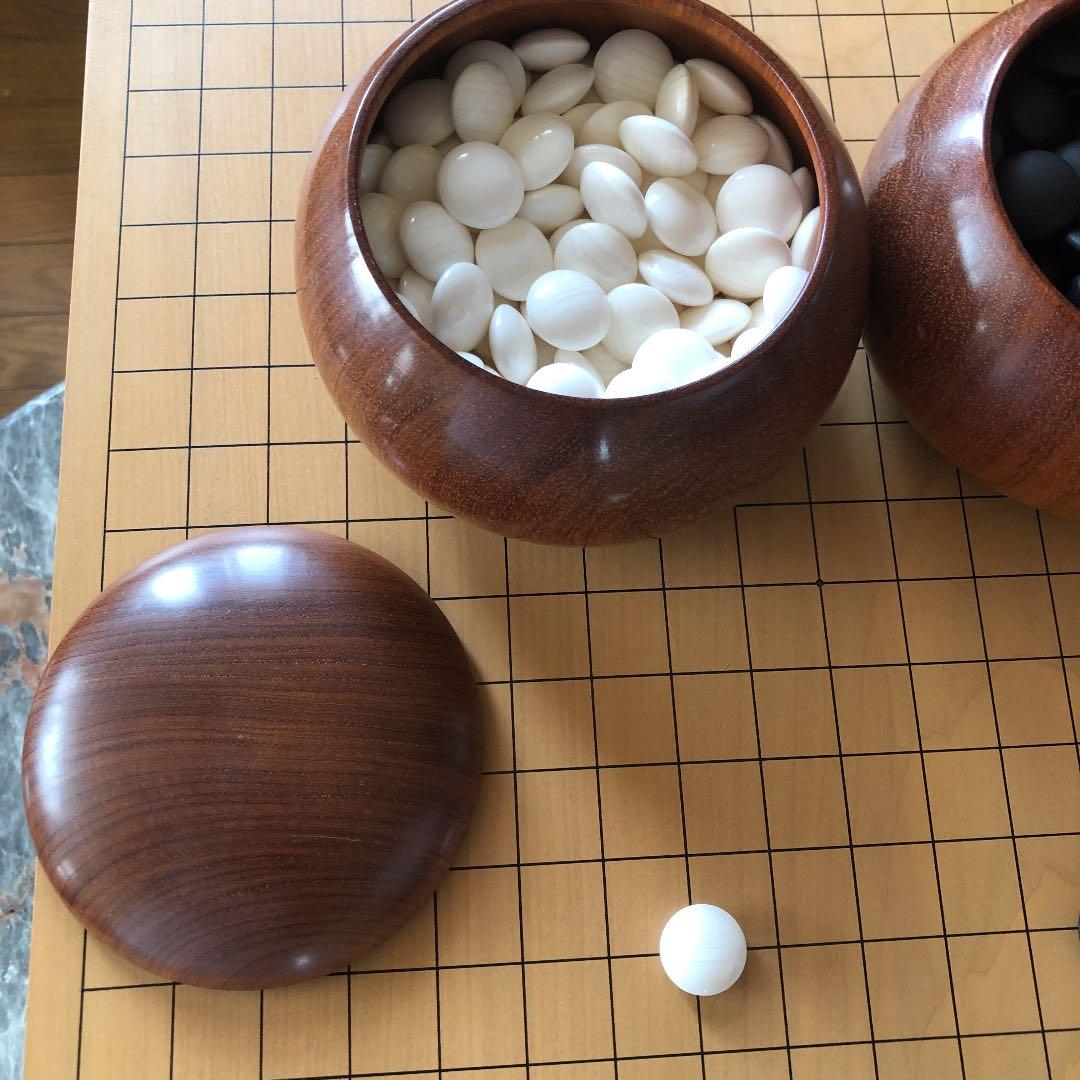 「値下げ」足つき碁盤と碁石のセット