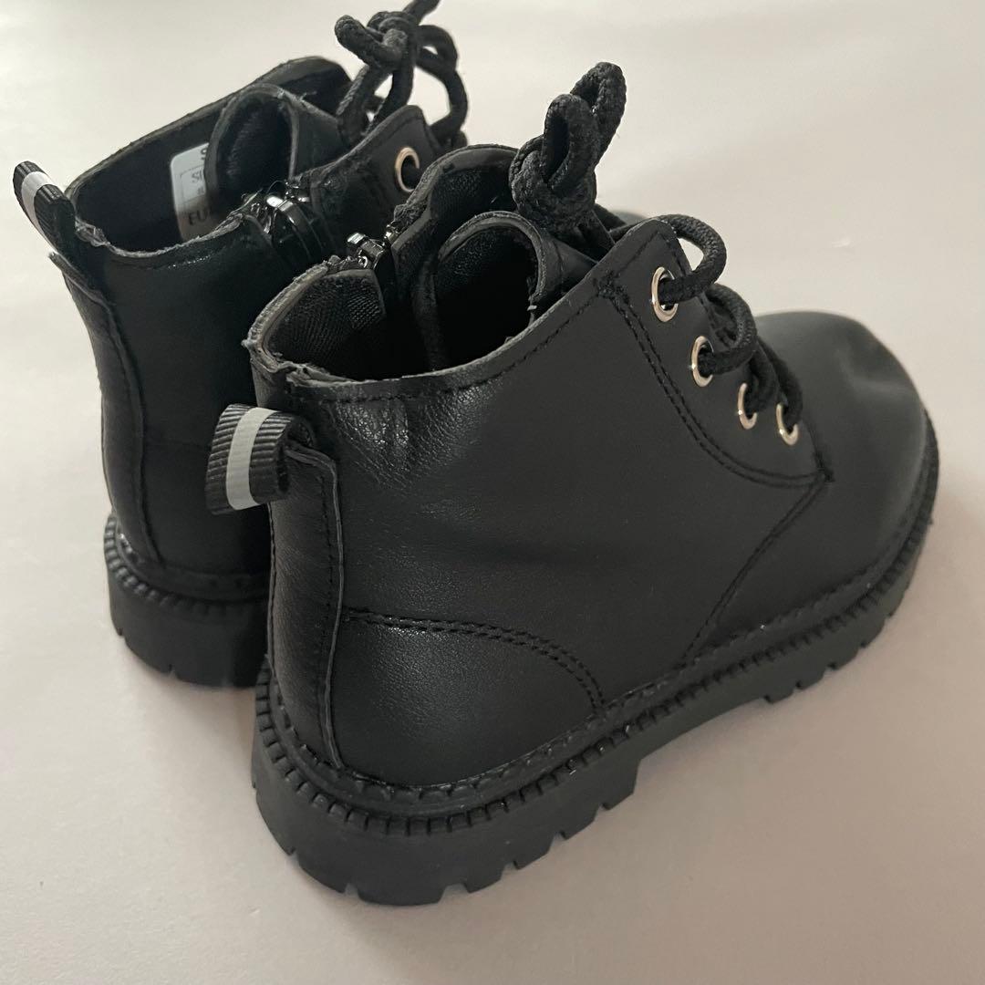 七五三 アンティークお着物セット 5.6歳さん向き　花柄・黒ブーツ　髪飾り付