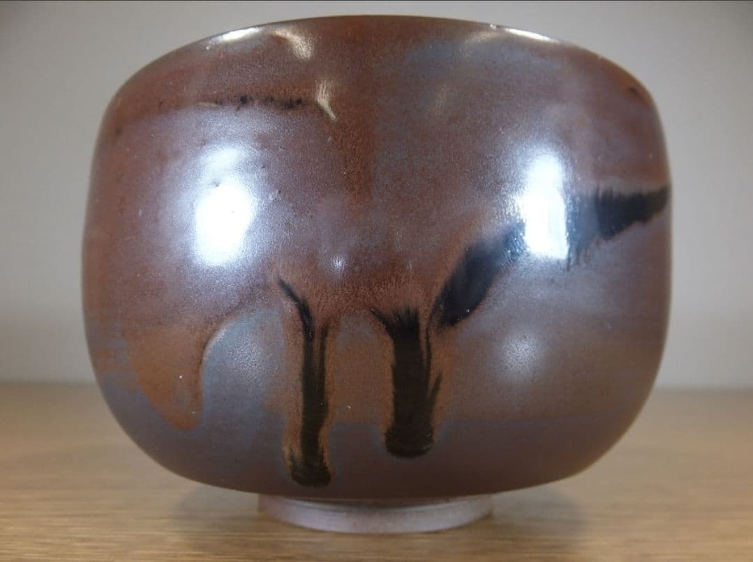 真作保証 12代 高取八山 (道雄) 自作 高取焼 コレクター放出品 福岡県