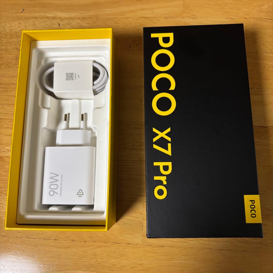 POCO X7 Pro 本体　グローバル版　ブラック　美品