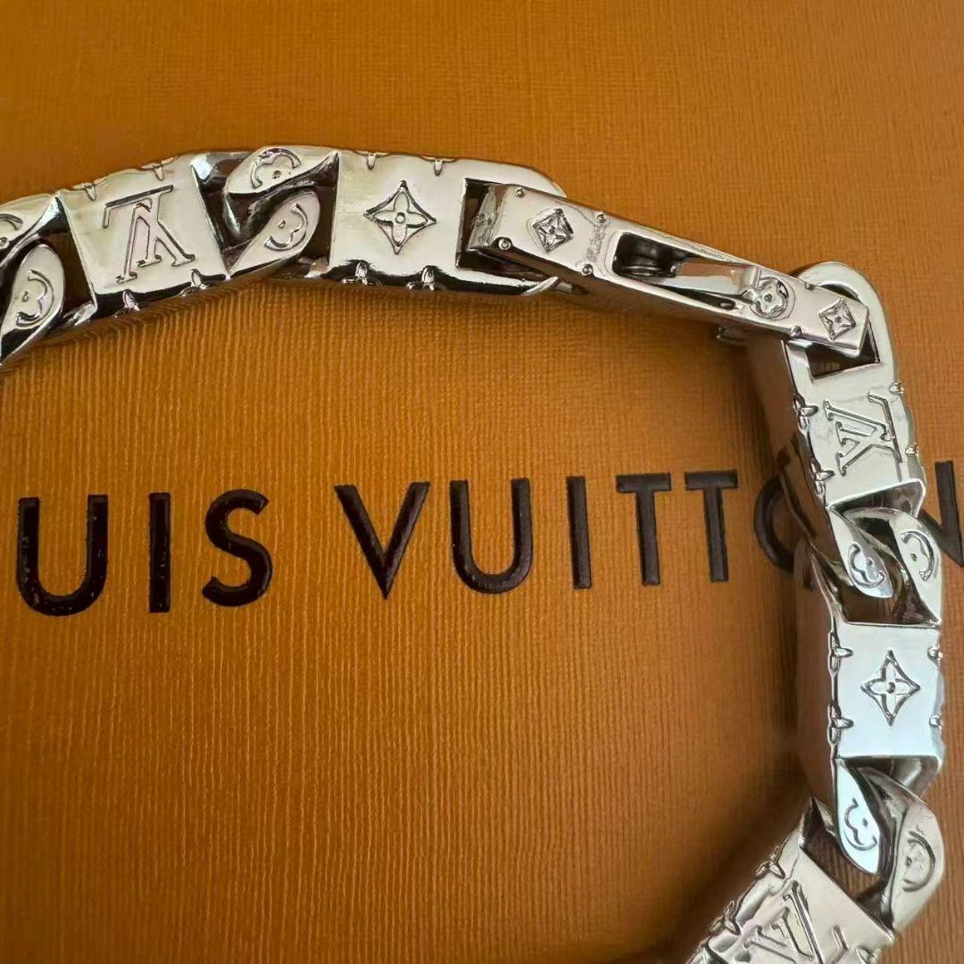 付属品完備 ブレスレット コリエチェーンモノグラム シルバー