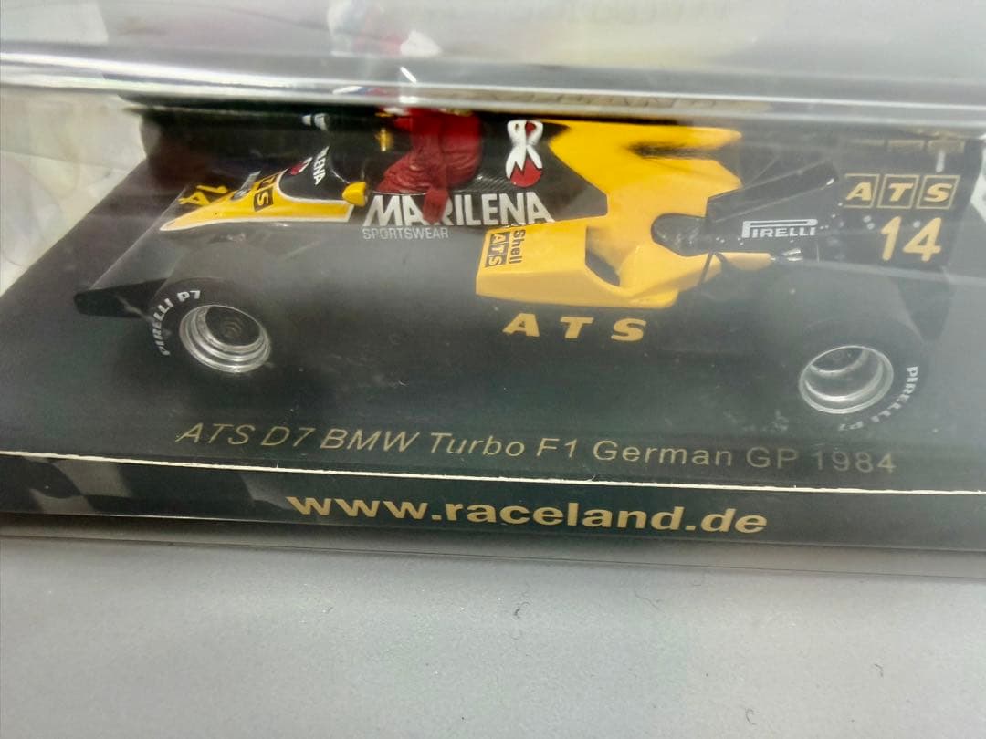 世界500台　スパーク 1/43 ATS D7BMWドイツGP 1984ミニカー