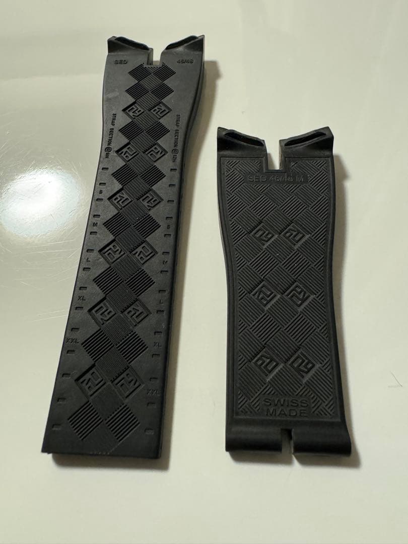 ロジェデュブイ　ラバーベルト SED 46/48 M 黒