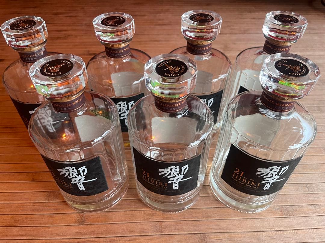 響21年　空瓶7本セット