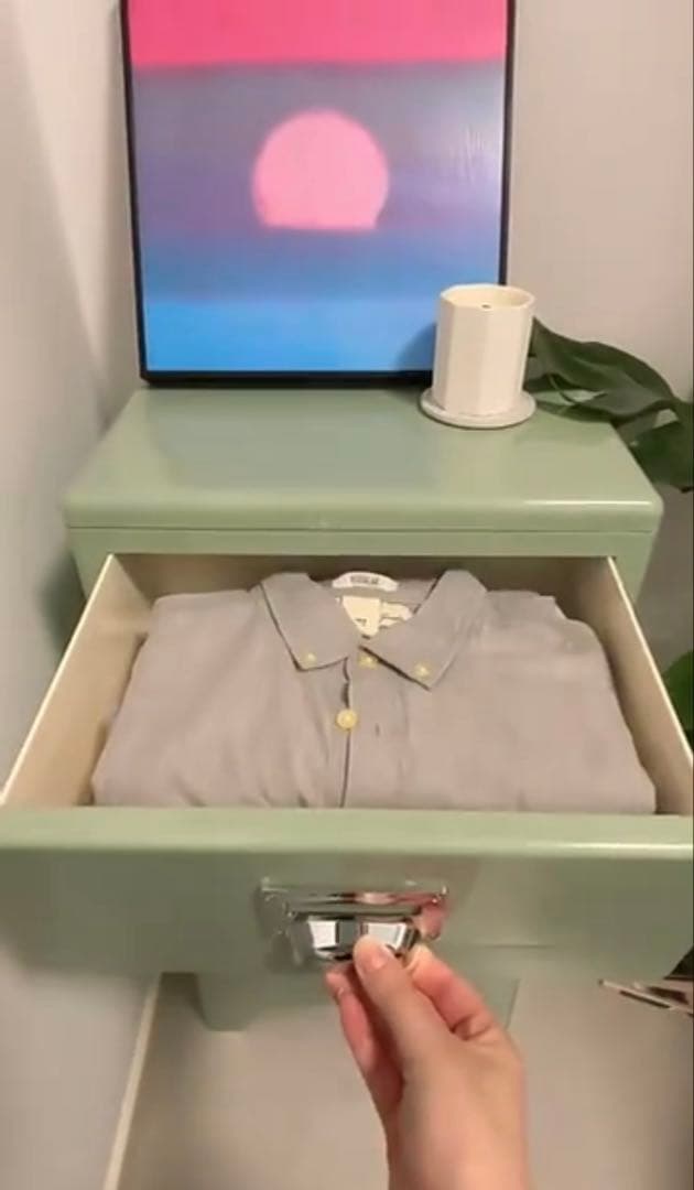 【グリーン】チェスト 組立不要 4段 収納ケース 収納ボックス 引き出し