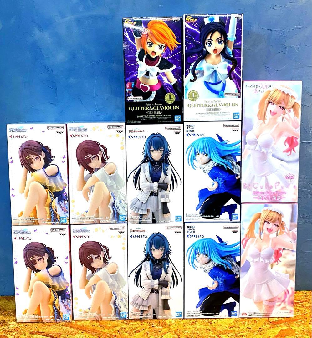 人気プライズフィギュア12体　アイドルマスター　プリキュア　転スラ　まとめ売り