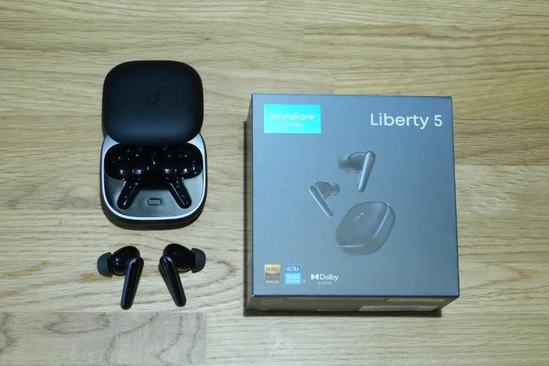 【美品】Soundcore Liberty 5 ブラック
