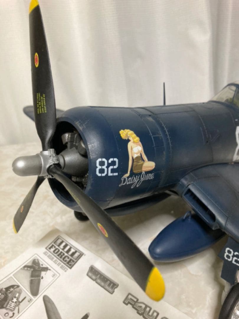 エリートフォース　コルセア　1/18  塗装済完成品　全長約57cm  レア