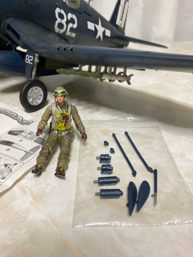 エリートフォース　コルセア　1/18  塗装済完成品　全長約57cm  レア