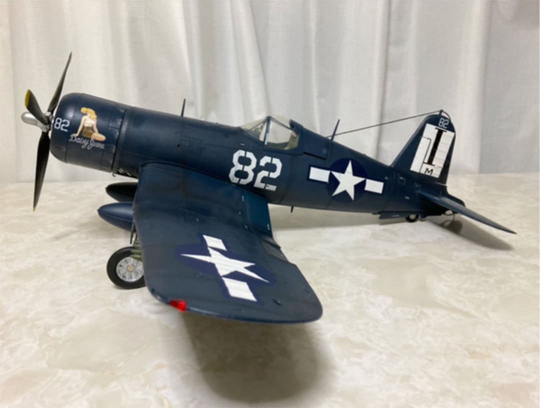 エリートフォース　コルセア　1/18  塗装済完成品　全長約57cm  レア