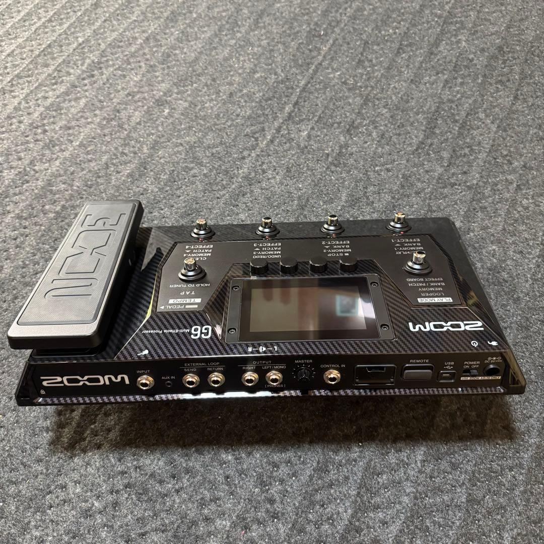 ZOOM G6 マルチエフェクター(アダプター付き)