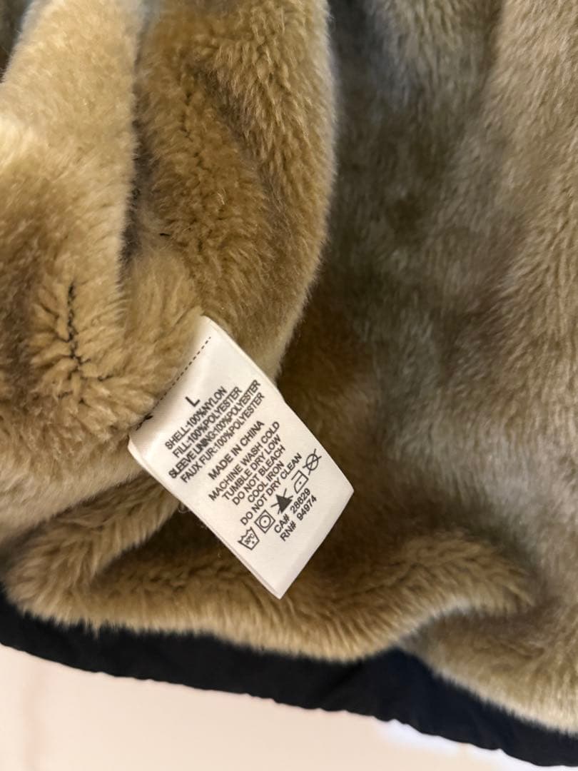 STUSSY ステューシー コーチジャケット メンズL フェイクファー裏地 美品