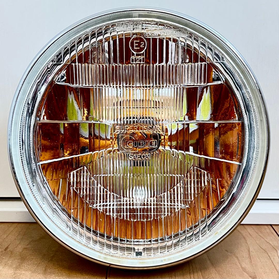 当時物 シビエ 凹み ヘッドライト 極美品 CIBIE マーシャル