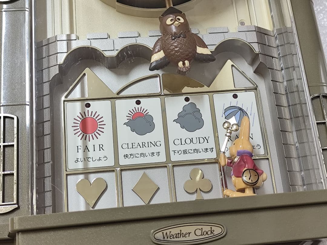 スモールワールド ウェザー からくり時計 メロディ時計 レア 動作確認済み