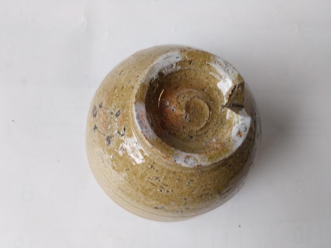 西尾香舟 作 『 立鶴 』 茶碗 茶道具 抹茶碗 共箱 新品 未使用 保管品