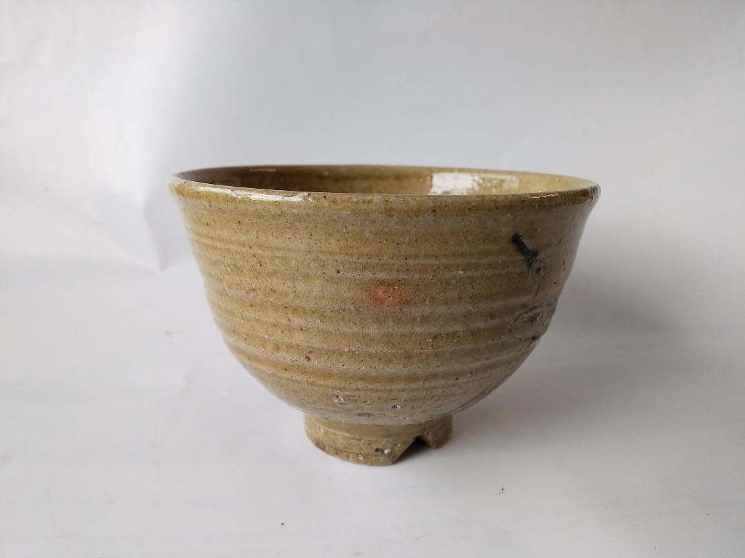 西尾香舟 作 『 立鶴 』 茶碗 茶道具 抹茶碗 共箱 新品 未使用 保管品