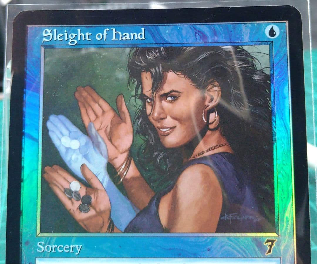 MTG 【Foil】《手練/Sleight of Hand》[7ED] 青C