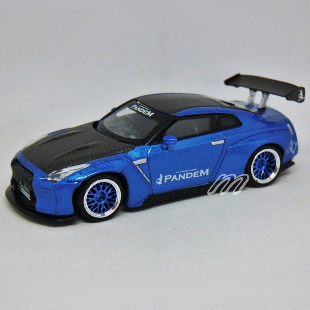 トイザらス限定 MINI GT Pandem GT-R R35 メタリックブルー