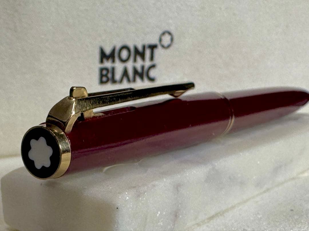 【極美品】モンブラン No 380 ハンマートリガー・ボールペン ボルドー