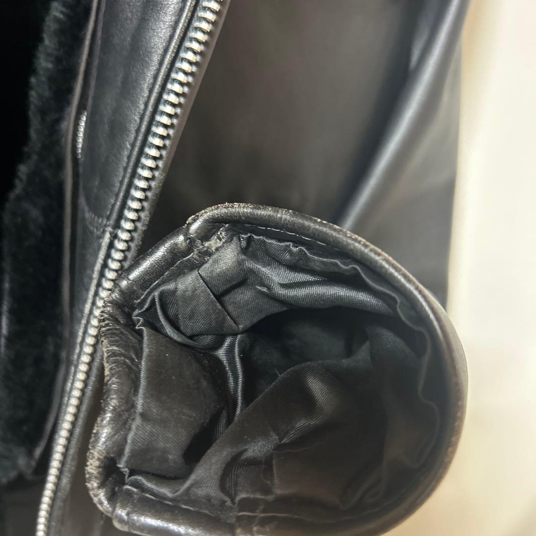 ゆうき【ショットUSA LINE 641 シングルライダースジャケット】