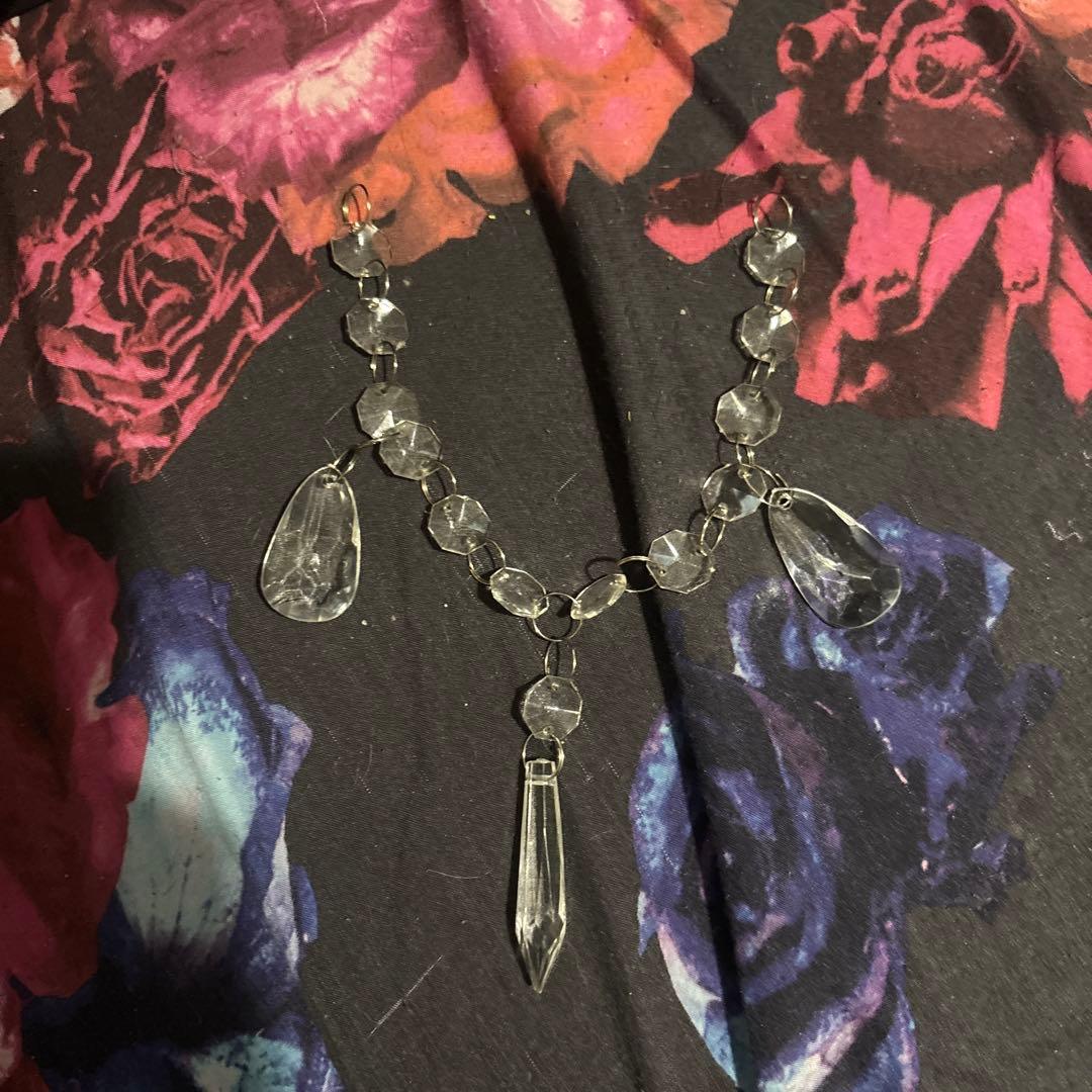 シャンデリア 透明ビーズ 12灯 取扱説明書、おまけ付き