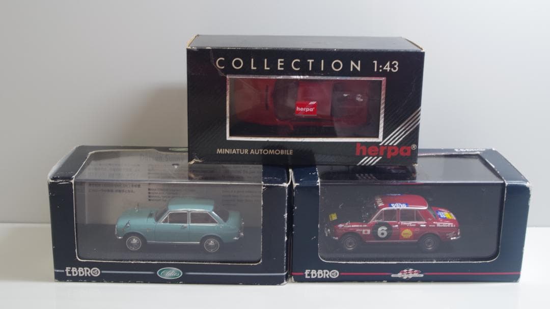 A3815 HERPA/ EBBRO 1/43 ミニカー (3セット)