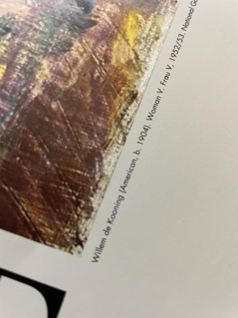 ウーマン5/ウィリアム デ クーニング/ポスター