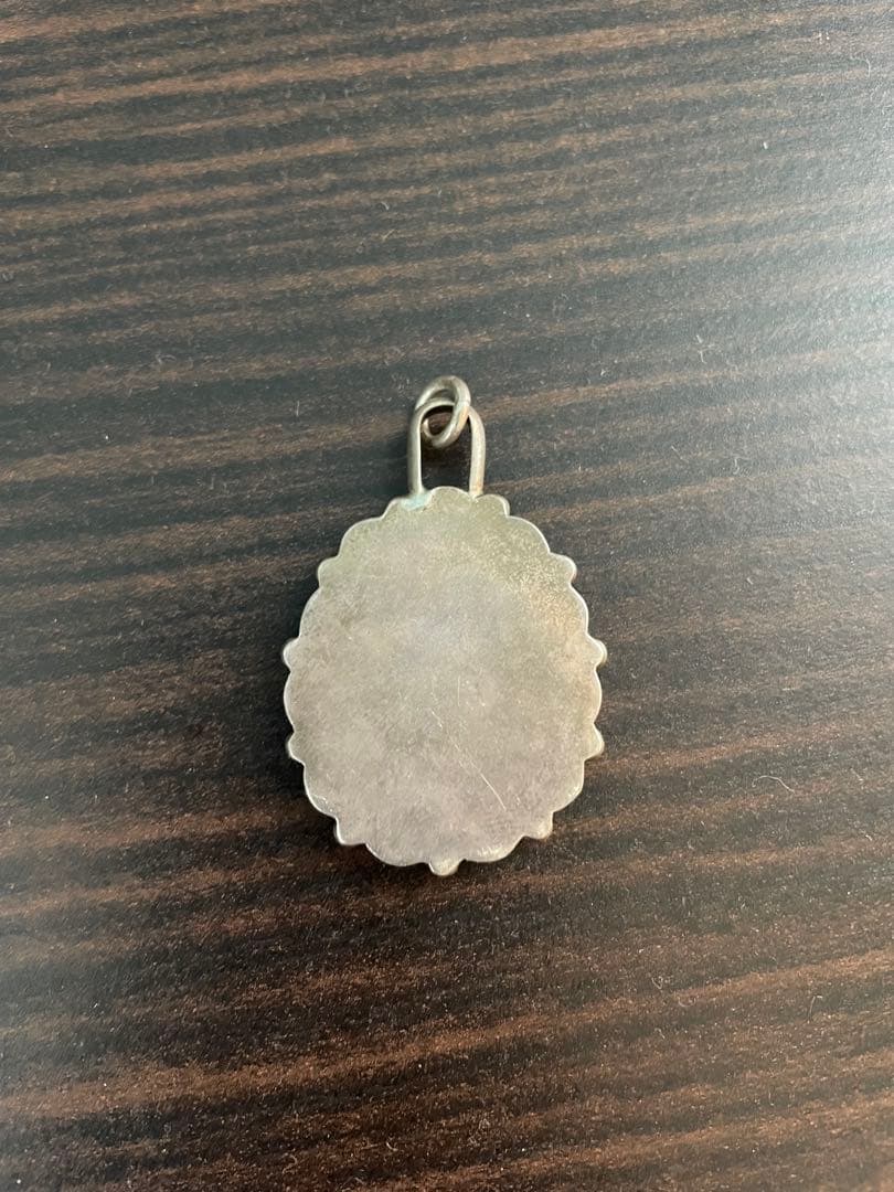 ターコイズ フラワーデザイン ペンダント