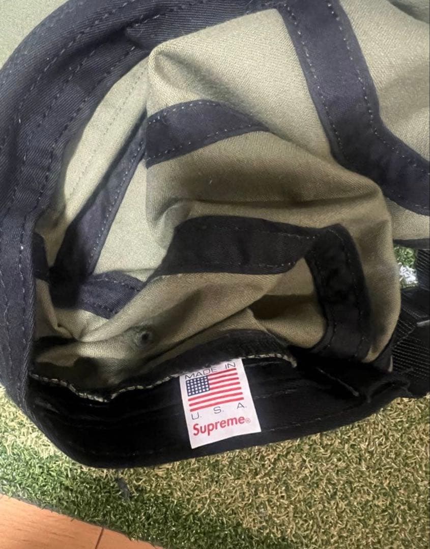 supreme camp cap オリーブ カーキ キャップ