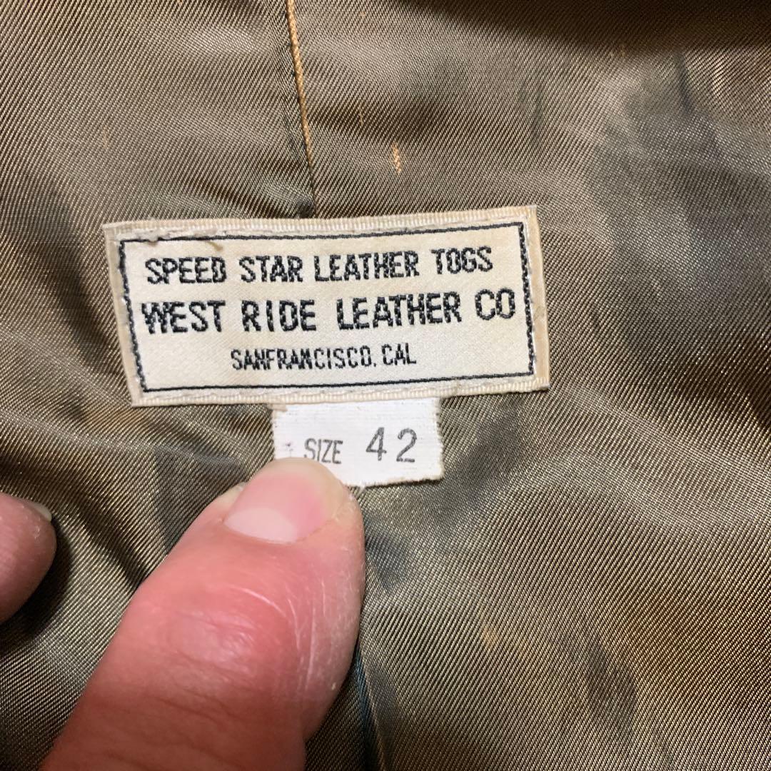 ウエストライドレザージャケット