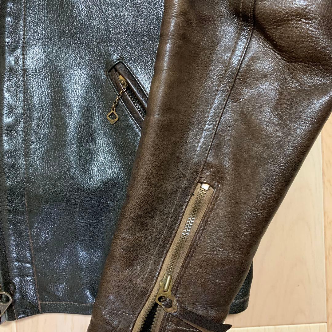 ウエストライドレザージャケット