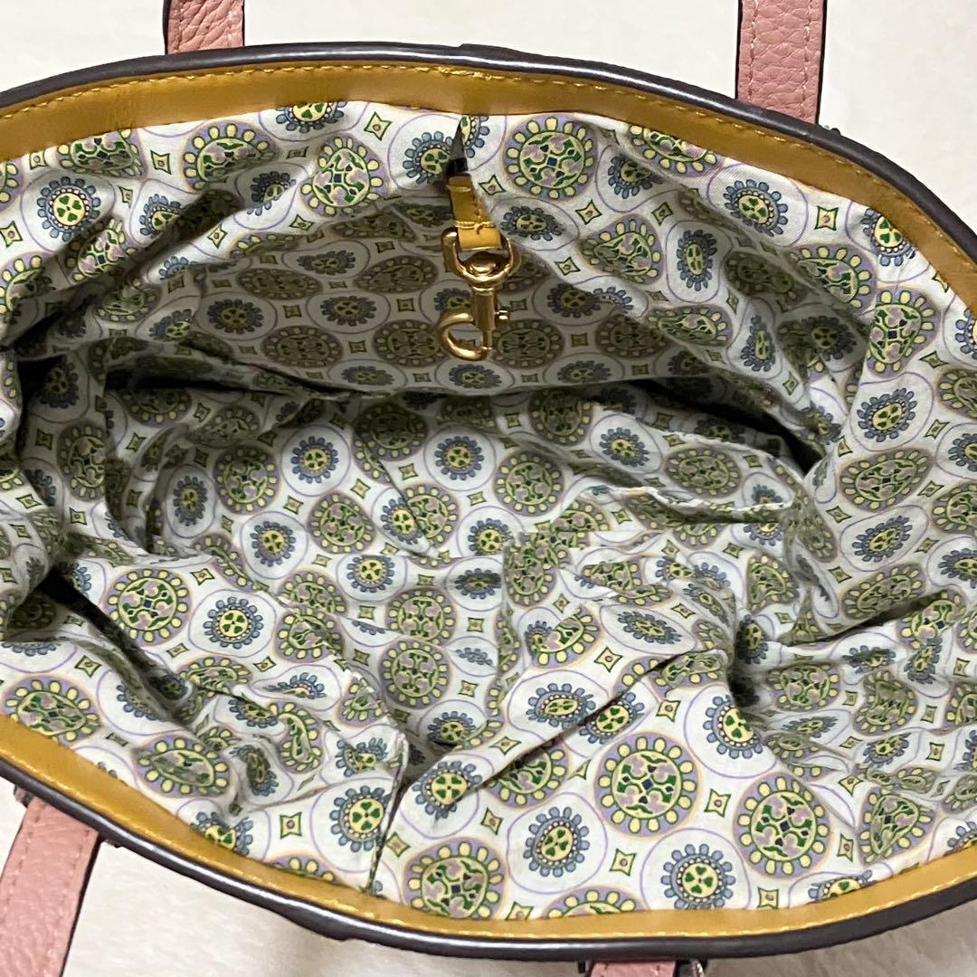 未使用級 TORY BURCH マックグロー 2way ショルダー バッグ 革