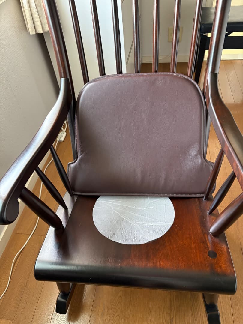 松本民芸家具　ロッキングチェア　クッション付き