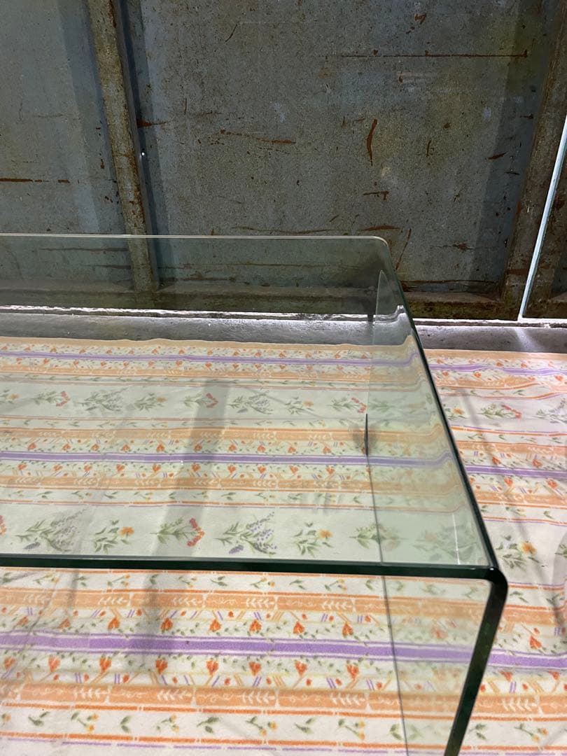 Francfranc ガラステーブル コーヒーテーブル