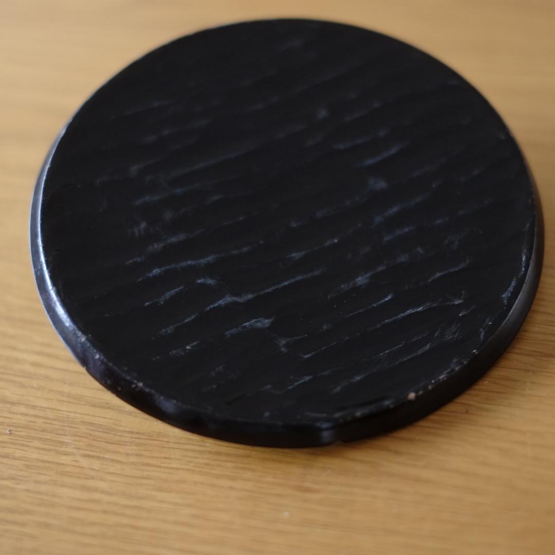 江戸時代　古瀬戸　双耳天目釉　水差　共箱付 索黒高麗李朝古唐津茶道具茶道骨董