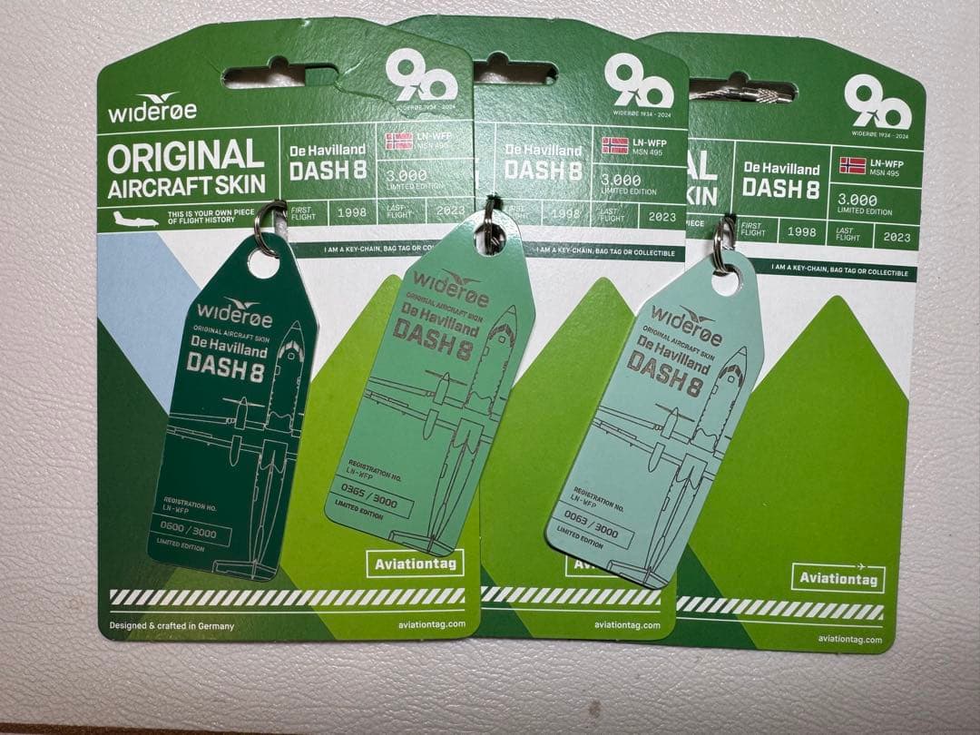 ヴィデロー航空 Aviationtag DHC-8-300