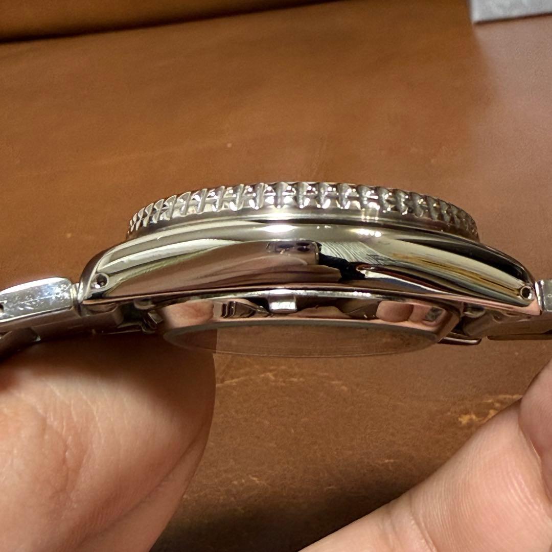 ち*も様 【極美品】SEIKO 5自動巻き時計 SBSA229 ターコイズ