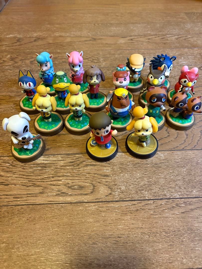 どうぶつの森 フィギュア型amiibo 16体＋スマブラ版2体　コンプセット