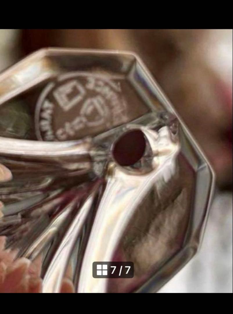 4本　バカラ　シャンデリアパーツ