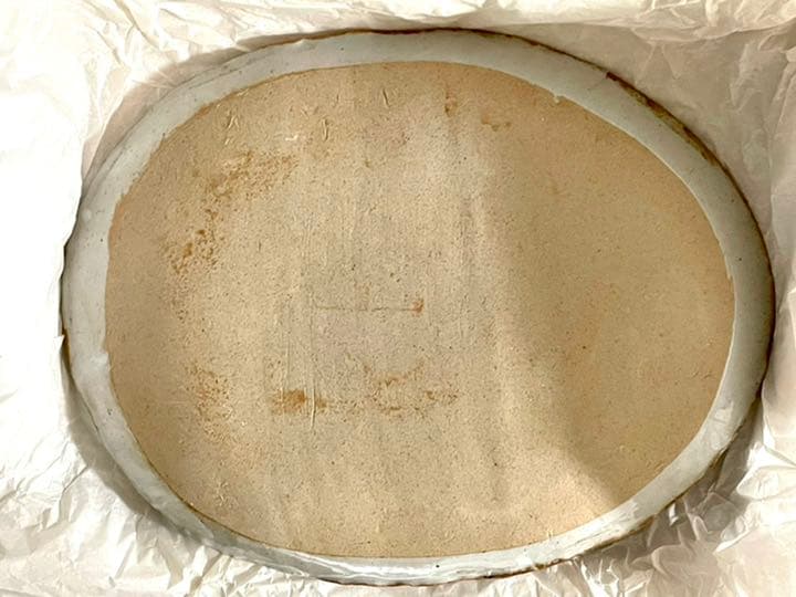 九谷焼作家市川清鱗　　海の幸小判皿　「鯛」