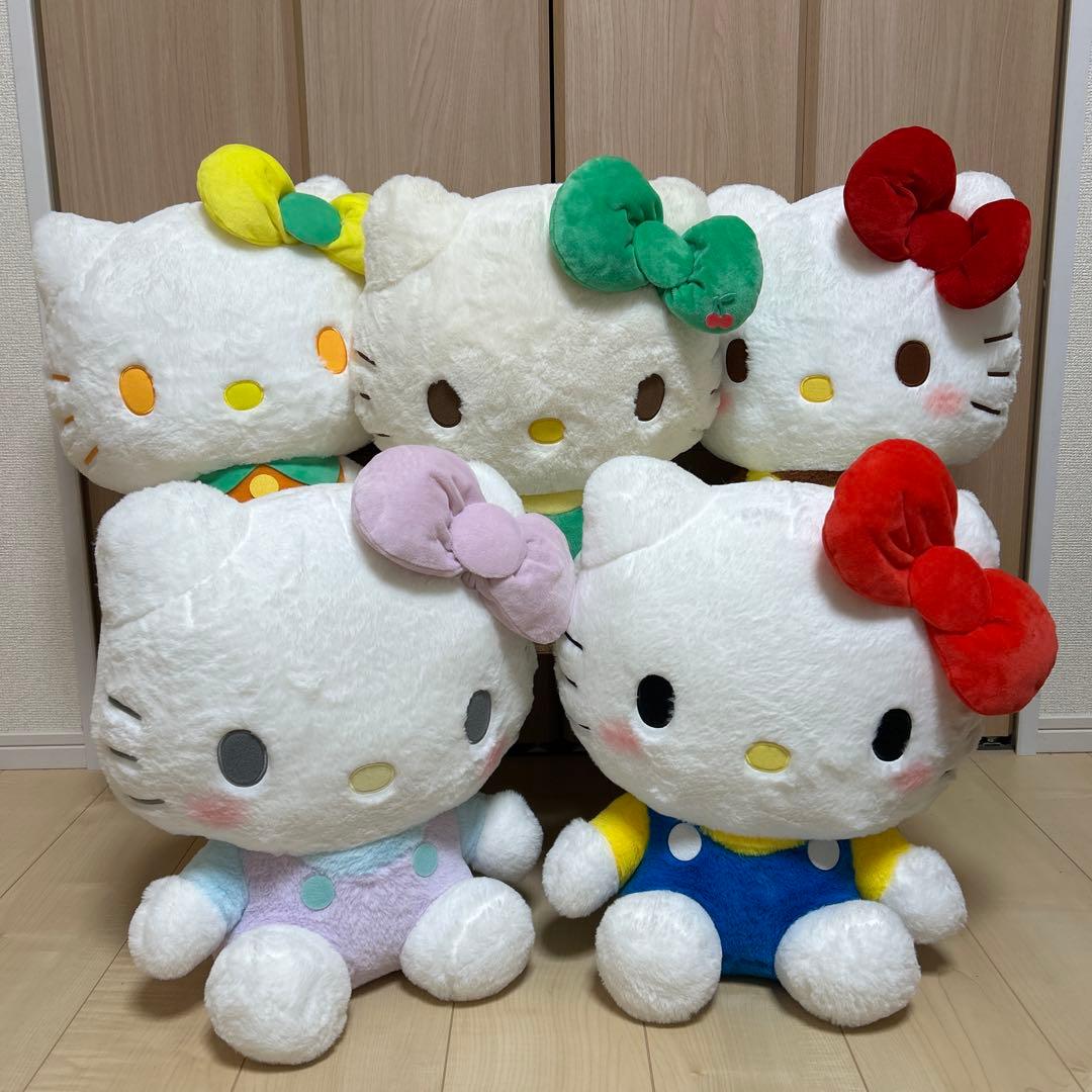 （新品未使用）サンリオ　ハローキティ　BIGぬいぐるみ　5点セット