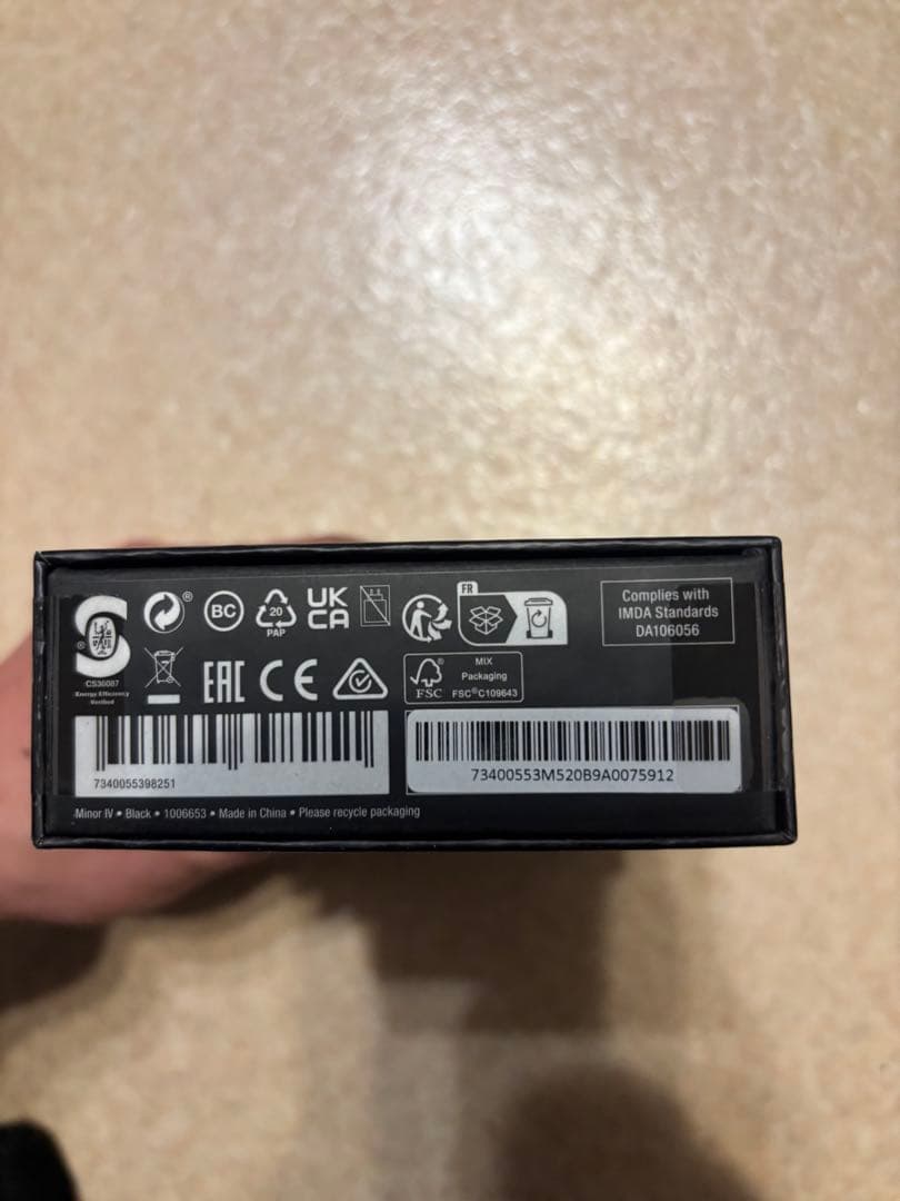 ま*ん様 Marshall Minor IV ワイヤレスイヤホン　新品未開封