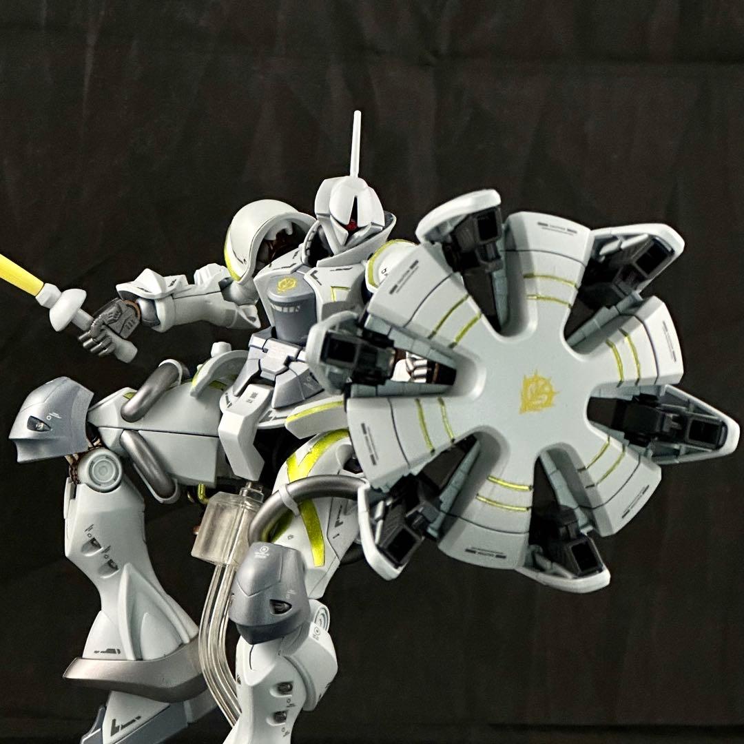 【全塗装完成品】HG エグザベ専用ギャン(ハクジ装備)