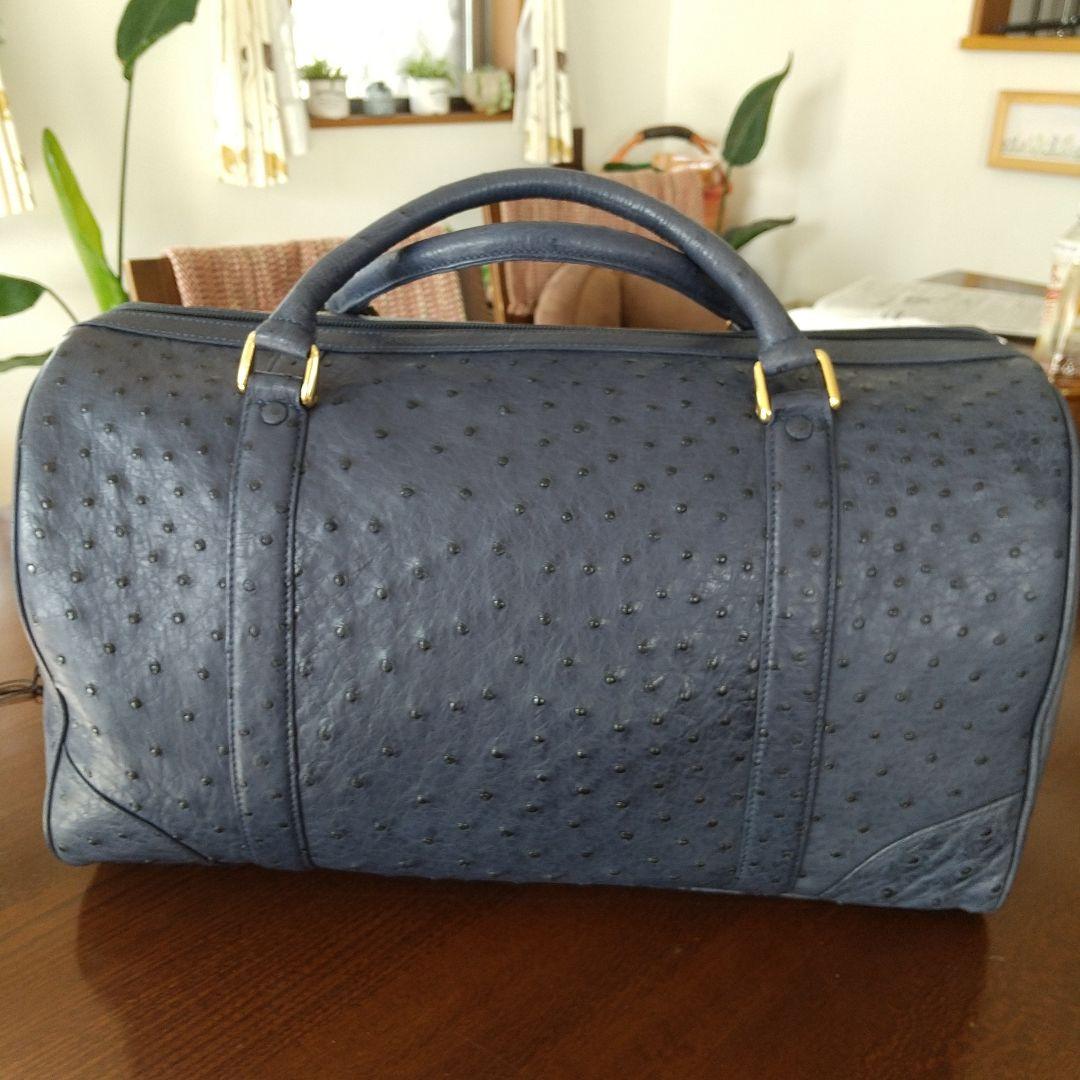 再値下げ オーストリッチボストンバッグ