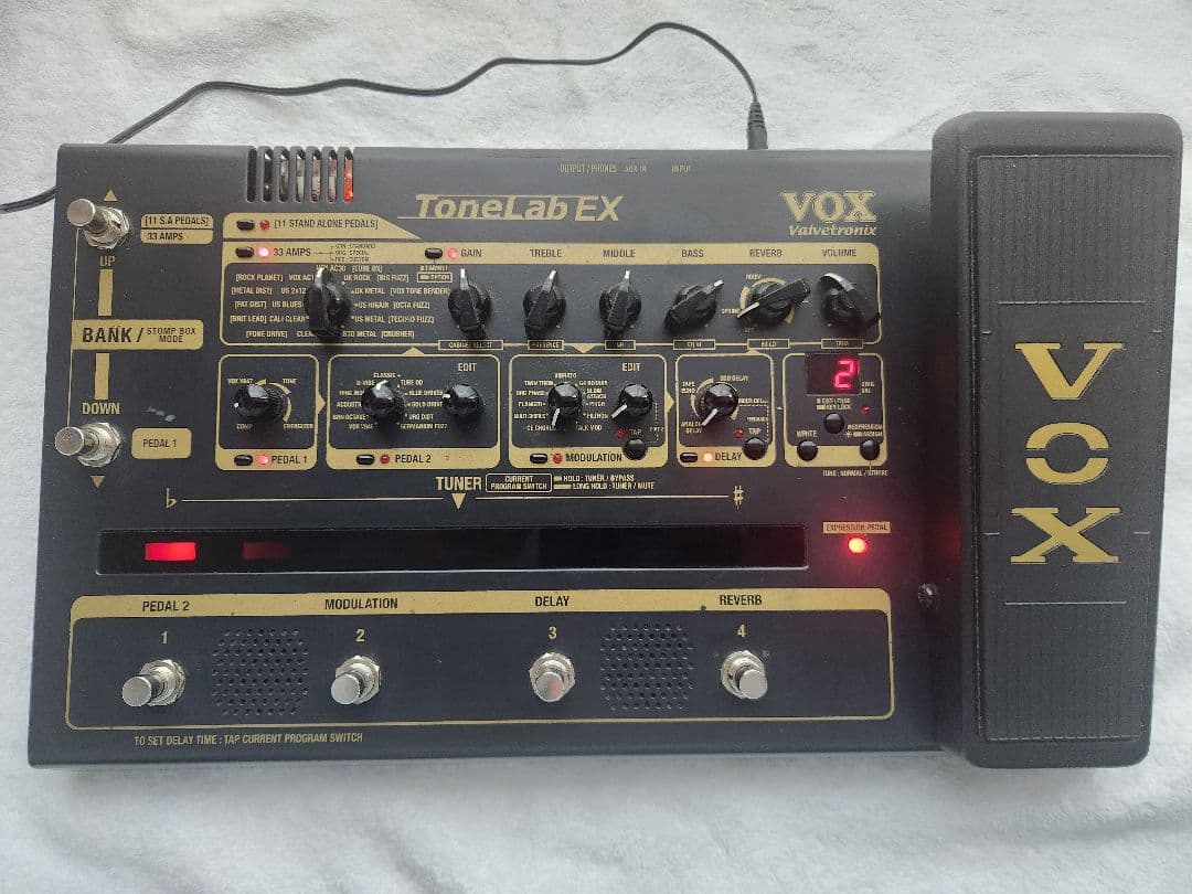 VOX ToneLab EX モデリングエフェクトプロセッサー