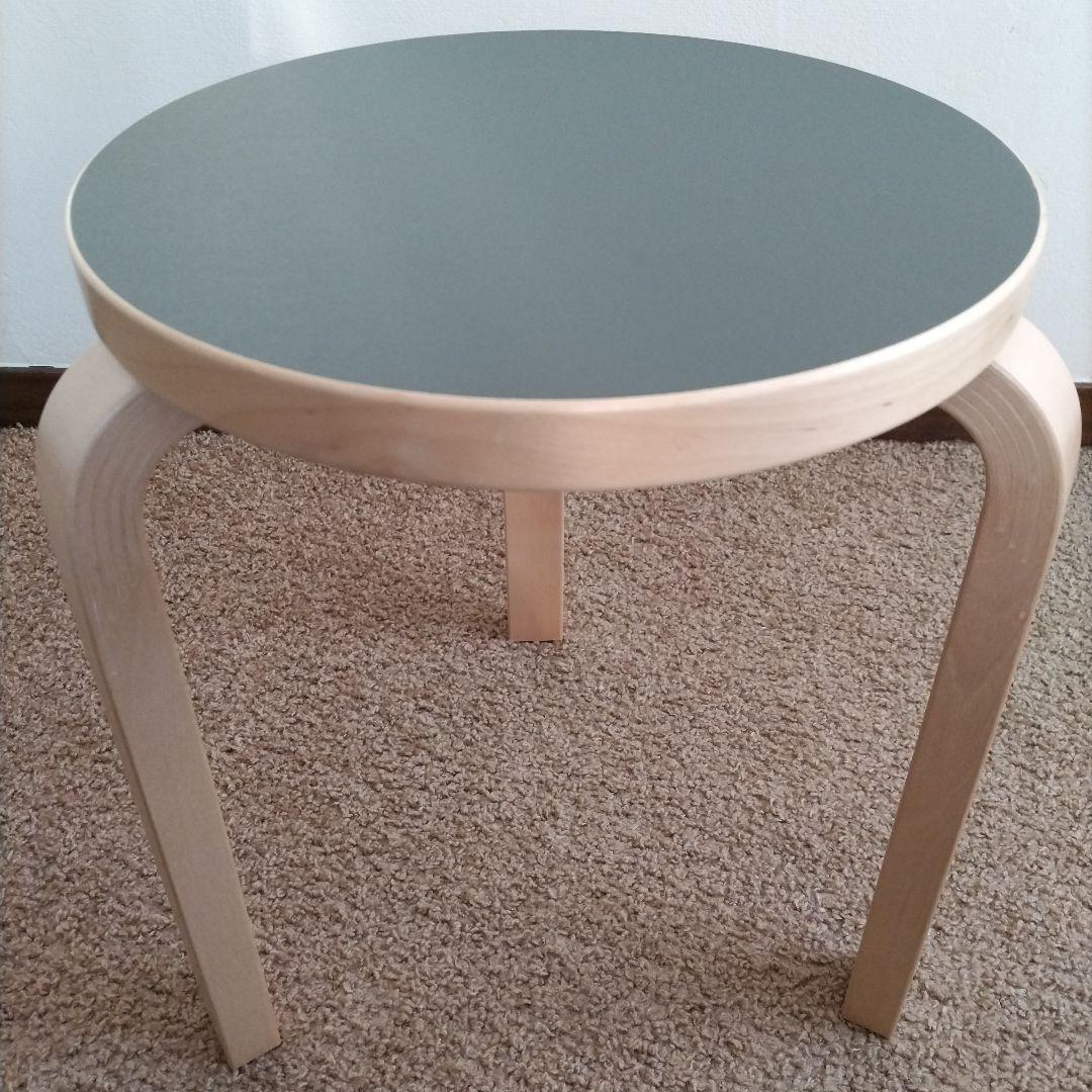 スコープ別注　アルテック スツール60 リノリウム 3本脚 ピューター