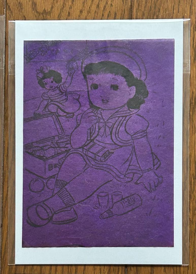 【激レア‼️】きいちのぬりえ　ロウ原紙　６枚　（絵柄１枚ダブリ有り）