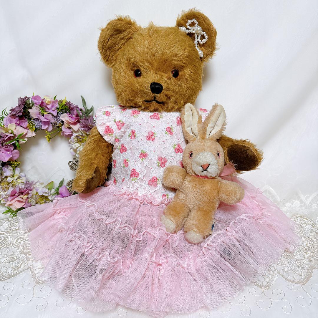 ❤️ペディグリー❤️ 大きめアンティークテディベア　ビンテージ　イギリス