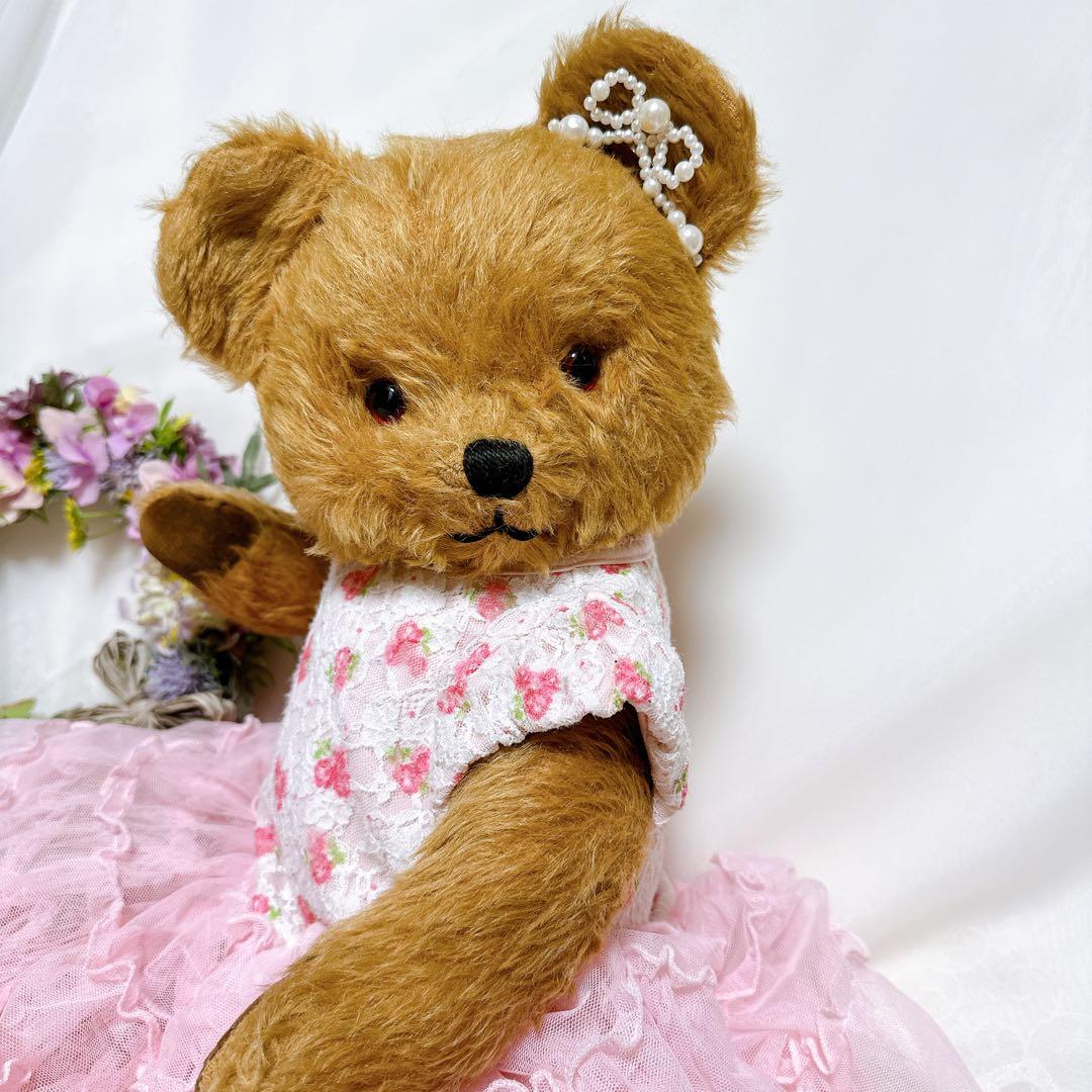 ❤️ペディグリー❤️ 大きめアンティークテディベア　ビンテージ　イギリス